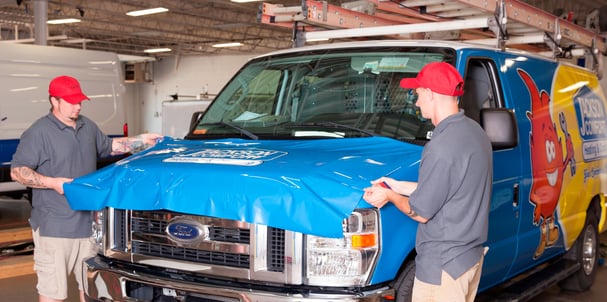 Vehicle Wrap Installation