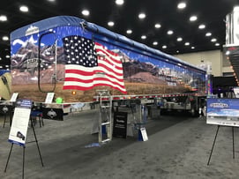 Trailstar International Show Trailer at the Mid-America Trucking Show
