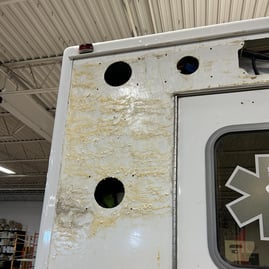 Sticky residue left behind from Vinyl Wrap.