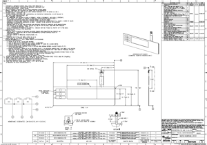 Technical Drawing depicting sizing for labels and decals