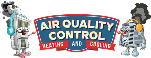 Air Quality Control Heating and Cooling Logo