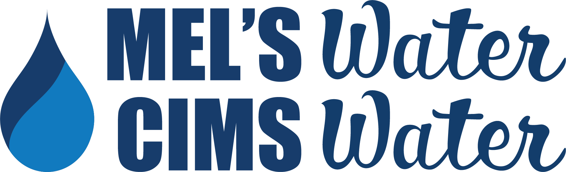 mels water logo