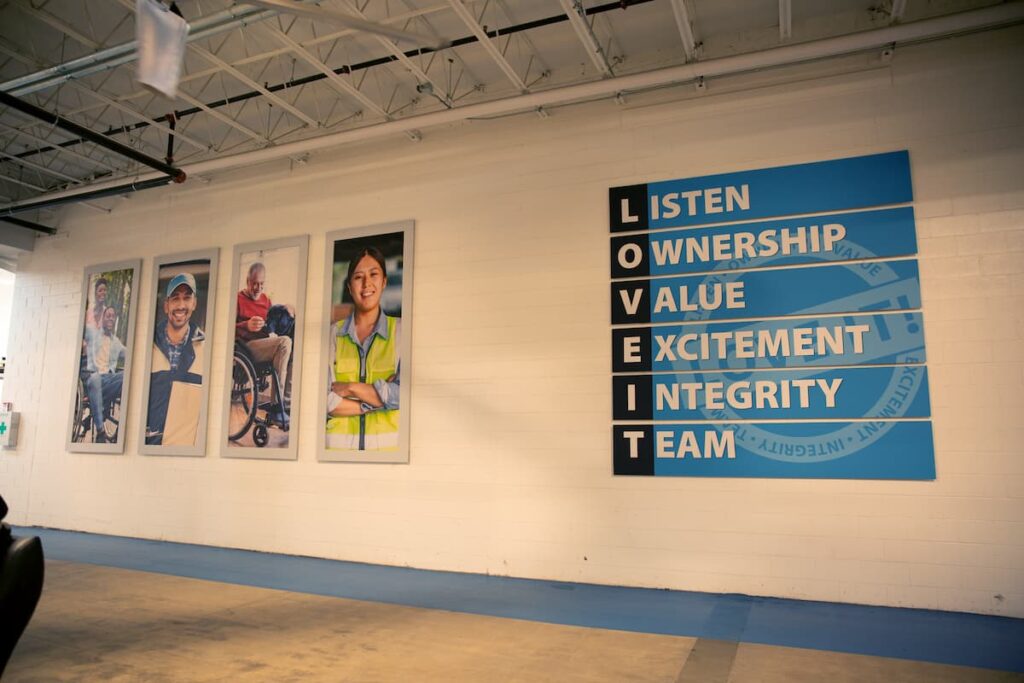 finished wide format print