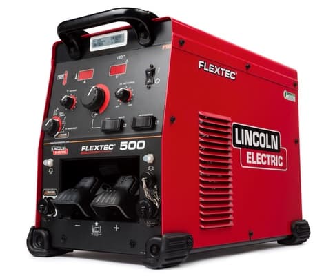 Lincoln Electric equipment with graphic overlay